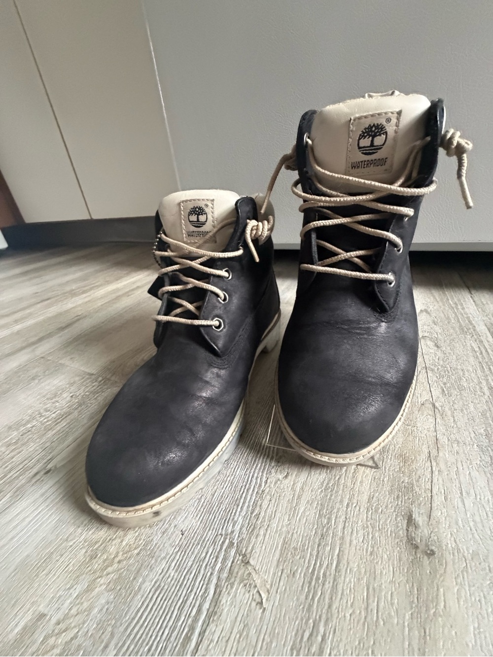 Timberland Waterproof Black Leather Lace Up Ankle Boots EU 36 - Picture 5 of 10
